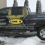 Line X Truck Wrap Graphics