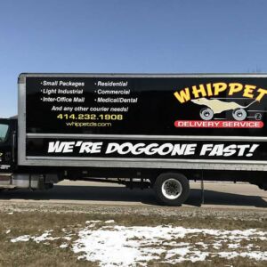 Whippet Delivery Service completed side view